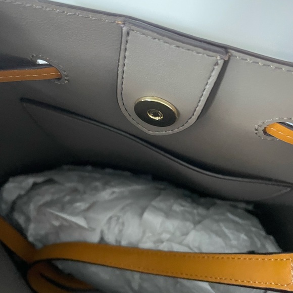 Ralph Lauren mustard color tote - Picture 3 of 5